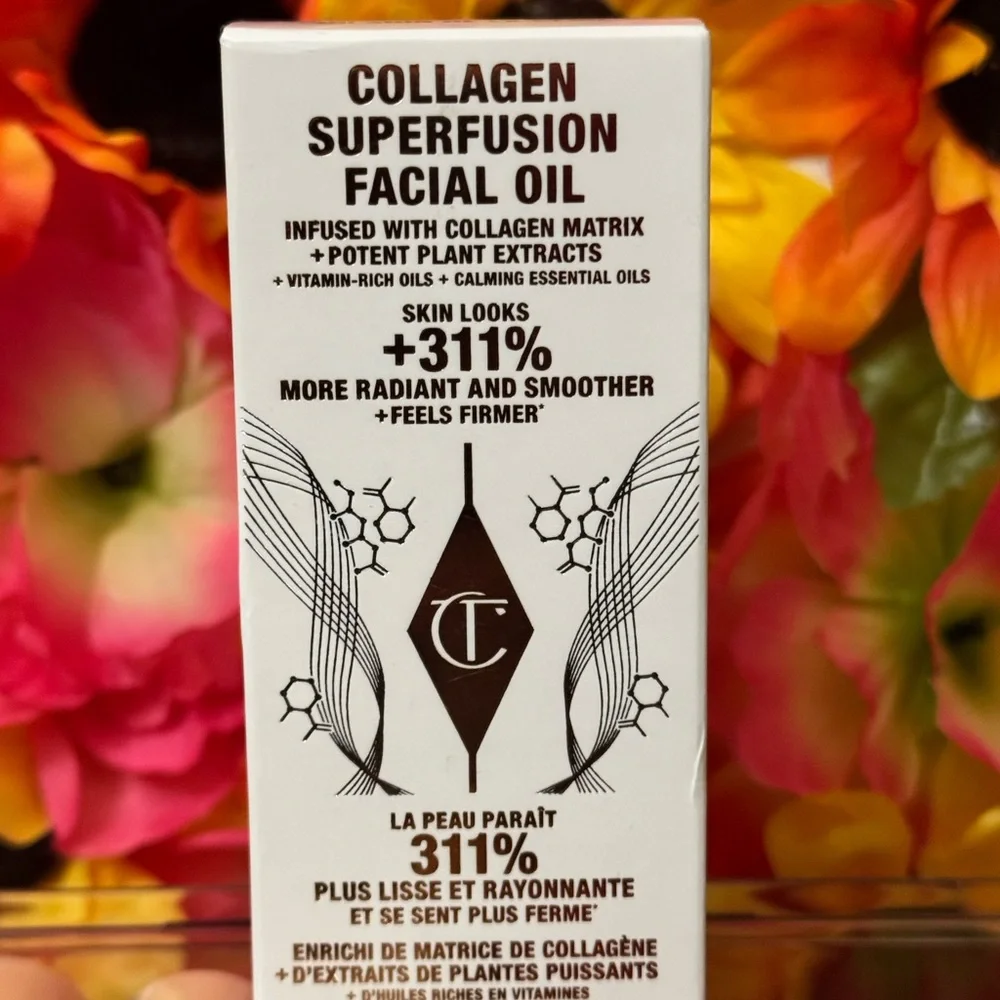 Charlotte Tilbury Collagen Superfusion Facial Oil - White and Black - Picture 1 of 8